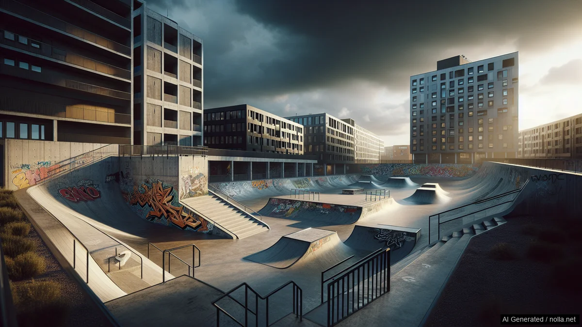 Casper Kinema - Sick Trix — skeittauksen tunnelmakuva