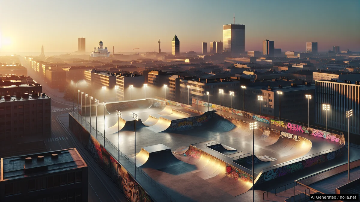 Skate SM-kisat 2014 — HookUp-aika — skeittauksen tunnelmakuva